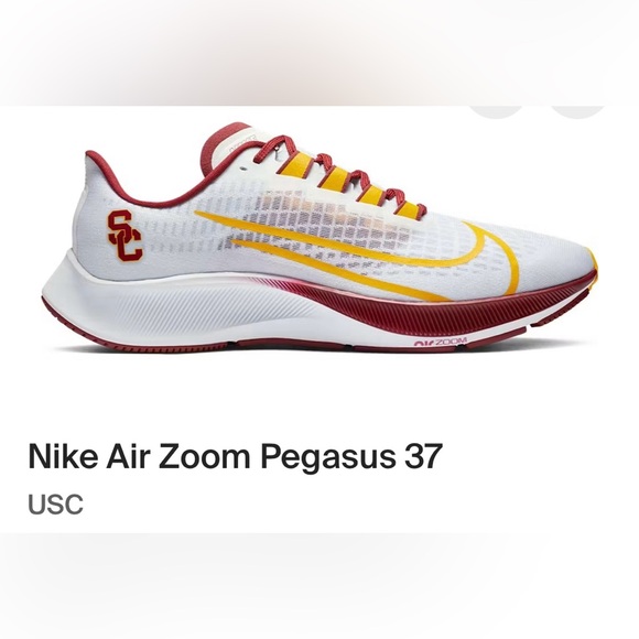 NEW! Nike Air Zoom Pegasus 37 USC-NWOT - Picture 1 of 15